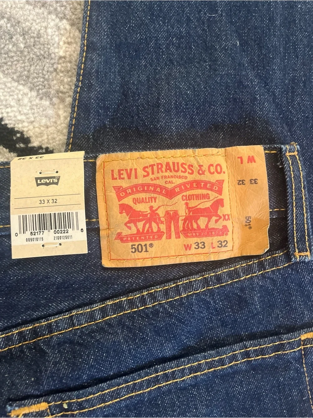 Levi's Men's Indigo Straight Jeans